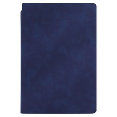 Noreunoreu 便攜式筆記本型雙面備忘錄白板 藍色