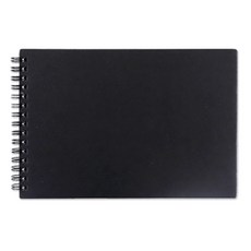 珠友文化 13K雙圈繪圖本 40張 NQ-63303-01 30.2 x 21.4 x 1cm, 黑色, 1本