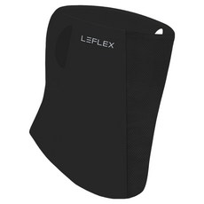 LEFLEX 無縫防紫外線口罩, 黑色, 1個