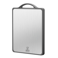 小麥購物 不鏽鋼雙面砧板 C611 803g, 1個, 銀色