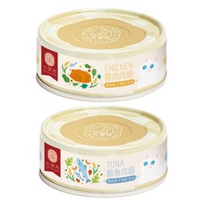 心頭肉 全齡貓 貓咪肉絲主食罐, 雞肉 + 鮪魚, 80g, 12罐