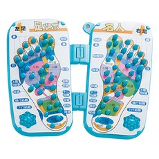 Imotani 日本腳底穴道按摩板 HH-709 31.6 x 28.4 x 2.2cm 260g, 1個, 白底藍