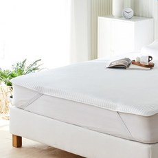 ADAM DECO Duraron Huvis Cold Keeper Pure Ice 涼感床墊, 涼感墊, 白色條紋