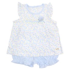 오가닉맘 유아용 통기성 쉘리 민소내의 상의 + 하의 세트 MDM5EE04