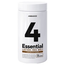 Jambaekee Essential 無乳糖乳清蛋白粉 咖啡摩卡口味, 750g, 1個