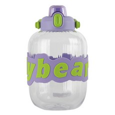 BEDDYBEAR 杯具熊 塑膠能量桶, 狂飲紫, 1.8L, 1個