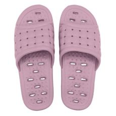 WUWU 復古排水浴室拖, 紫色, 1雙