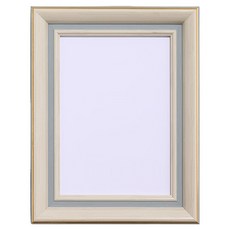 픽앤홈 고급스런 액자, 1개, 블루화이트