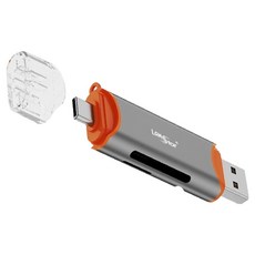 LAN Star USB 3.0 A / C 雙埠 手機 筆記型電腦 桌上型電腦 相容 SD / TF 讀卡機, 1個, LS-UACSD, 單一顏色