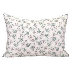 Dailylike 觸感極佳空氣感莫代爾枕頭套, 1個, 綠色花園
