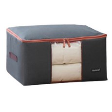 Reddot 紅點生活 600D高密度牛津布棉被衣物收納袋 特大號(70 x 42 x 35cm) 耐磨防刮, 灰色, 1個