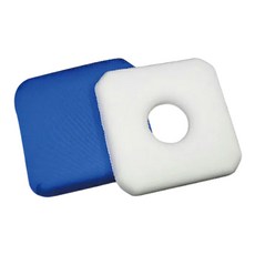 E-G MED 醫技 正方型中空浮動座墊 EG-2233, 1個, 藍色 + 白色