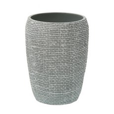 VERSA 織紋牙刷杯, 1個, 灰色