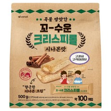 韓國 ivenet 穀物磨坊 香脆肉桂捲, 500g, 1個