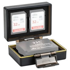 JJC 후지필름 X100VI XT50 XT30 NP-W126S 배터리 보관 케이스, BC-NPW126, 1개 BC-NPW126, 1개