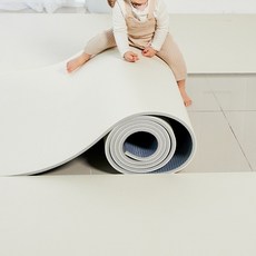 Living Codi 嬰幼兒軟式PVC自行鋪設捲墊, 奶油地毯紋