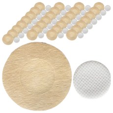 KimYongSuk 女用膚色透氣防水圓形胸貼 6cm 120入+胸貼保護墊片 240入組, 1個