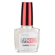 MAYBELLINE 媚比琳 Superstay 3D 凝膠護色指甲油, 透明色, 10ml, 1罐