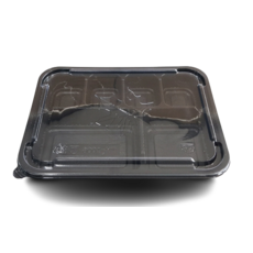 Swan 附蓋便當盒 1006 6格, 50個, 1入