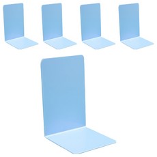 모두템 L형 책 지지대 북엔드 5p, 블루