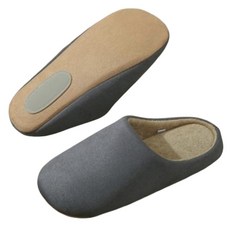 Home of flowers 繁花之家 簡約室內拖鞋 靜音防滑 素色無印風, 灰色, XL(42~43), 1雙