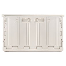 Carry Container 前開式折疊箱 + 專用上蓋組合, 1個, 象牙白