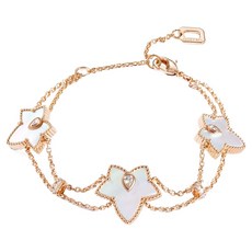 LOLA ROSE 女款 New Ivy 多墜飾方晶鋯石疊戴手鍊 LR80070