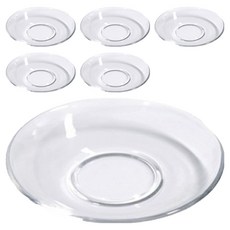 블링크맥스 남박사 사이드 플레이트 앞접시, 투명, 6개