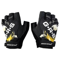 그루브스타 제코 GRS MTB 자전거 충격방지 마클 스포츠 반장갑 양손착용 세트, 블랙, 1세트