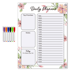 바이데 실용적인 냉장고메모시트 핑크플라워2