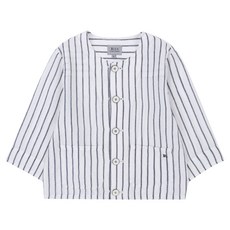 BEEN 兒童款條紋夾克型雪紡衫 BZ31BL01WT