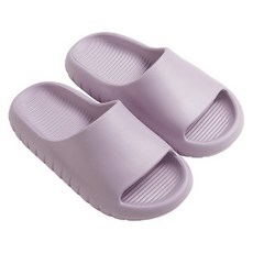 UTUNE 優調 軟糖拖鞋 250mm 蒟蒻紫 室內防滑靜音舒適, 1雙
