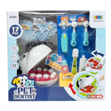BOWA 博娃 寵物牙醫家家酒玩具, 1盒, 混和顏色