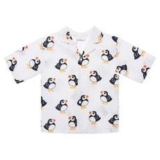 minidou 兒童Puffin短袖襯衫