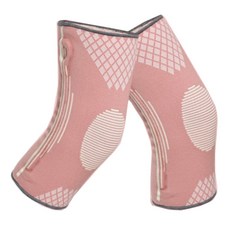 A-ZEAL 登山運動休閒3D立體針織強力支撐護膝 SP71818, 櫻花粉, 1雙