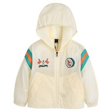 moimoln 兒童棒球風連帽化纖夾克 M242JMG02P