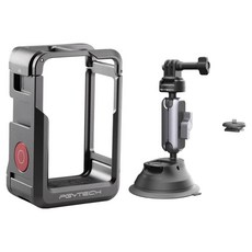 피지와이텍 피지테크 오즈모 액션5 케이지 + 자동차 석션컵 키트 세트, 1세트, P-58A-010(케이지), P-GM-223(마운트)