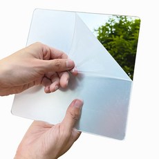 喵汪森林 鏡面壓克力 厚圓角鏡 40 x 40cm x 1.5mm, 單一顏色