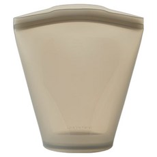 실리팟 프리미엄 컵 지퍼백 중, 스톤그레이, 1개