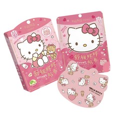 明基健康生活 幸福物語 三麗鷗 舒緩呼呼貼布 HELLO KITTY 溫感玫瑰, 1盒, 6片