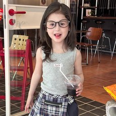 Starbean 女童字母標籤彩色無袖背心