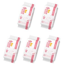 Reddot 紅點生活 拋棄式免撕膠電子束滅菌馬桶坐墊 加寬加長滅菌款 6片, 粉色, 5包