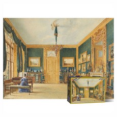 PuzzleGallery 綠色客廳拼圖, 1個, 混合色, 500件