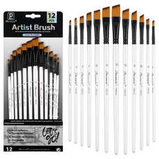 All is you 水彩畫斜口筆 12件組, 1套, 1號, 3號, 5號, 7號, 9號, 11號, 12號, 10號, 8號, 6號, 4號, 2號