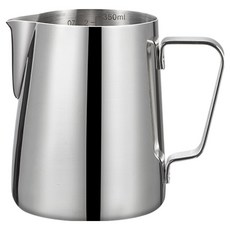 WORTH IT 渥思 304不鏽鋼拉花杯 350ml, 剛本色, 1個