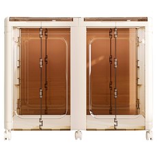 HOUDER 可視掀蓋玩具櫃1層, 米白色, 51 x 29 x 6cm, 玩具收納好幫手, 1個