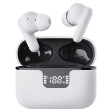 젤리타이거 젤리팟 ANC ENC 노이즈캔슬링 커널형 무선 블루투스 이어폰, JELLYPODS PRO, 화이트