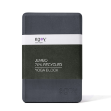 agoy jumbo高密瑜伽磚 550g, 1個, 煤炭灰