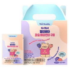 위시헬씨 멀티비타 칼슘 비타민D 구미 5p, 180g, 1개