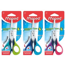 Maped Sensoft 左手專用剪刀 13cm, 3個, 隨機出貨